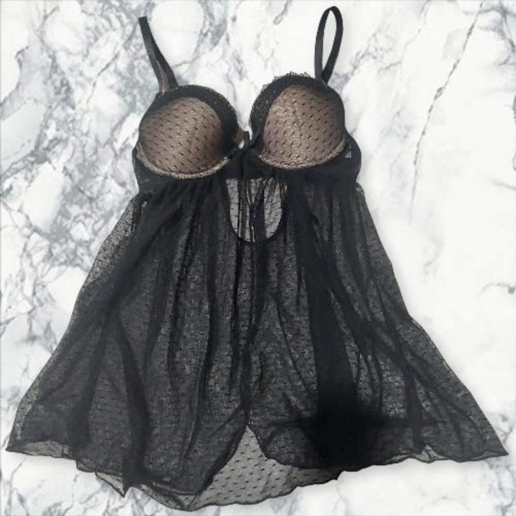 Babydoll Lingerie With Built In Bra